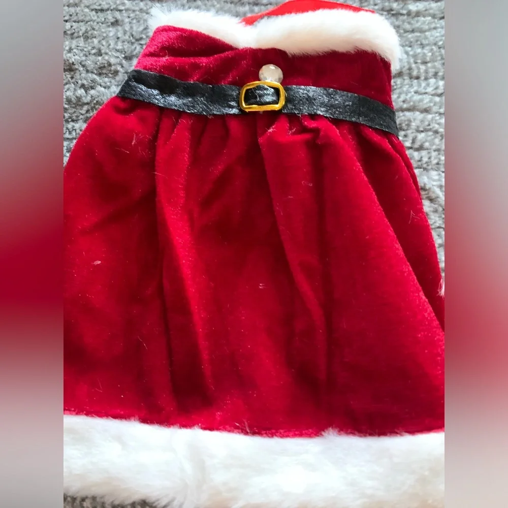 3/$10 NEW Mr. & Mrs. Claus wine bottle gift set Christmas Santa Covers SET - Picture 7 of 9